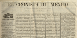 EfeméridesRIO: El periódico conservador “El Cronista de México” vuelve a publicarse