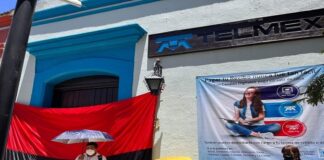 En Oaxaca, trabajadores de Telmex se van a huelga