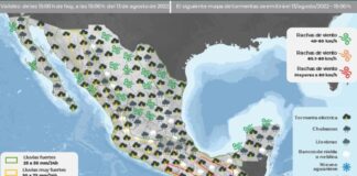 Continuará aumento de aguaceros y tormentas eléctricas en el estado