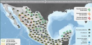 Canales de baja presión ocasionarán lluvias y chubascos para la tarde-noche