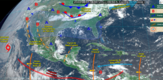 Tormentas vespertinas para este lunes, con rachas de viento y actividad eléctrica
