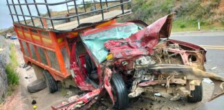Tres muertos, deja fuerte accidente en la autopista Oaxaca – Cuacnopalan