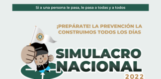 Convoca CEPCO a participar en el Simulacro Nacional 2022; se abre registro de inmuebles