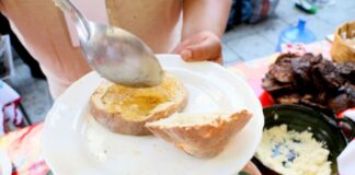 Dulce de chilacayota con pan, un postre de las bodas del Valle de Oaxaca