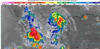 Para hoy, prevén lluvias intensas en varios estados de México