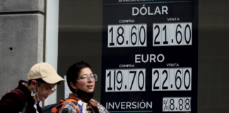 Peso cotiza a 20.01 por dólar; los pretroprecios retroceden