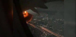 Sufre avión falla en motor en vuelo Guadalajara-Los Ángeles