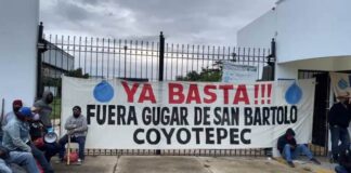 Flavio Sosa anuncia cierre de pozos en San Bartolo Coyotepec
