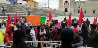 Con documento falso, Frente 14 de Junio exige devolver espacio a taquero