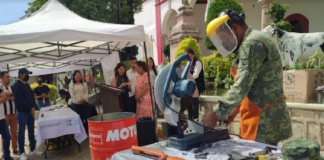 Clausura con éxito SSP canje de armas en la Villa de Etla