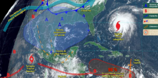 Se prevén chubascos y tormentas con posible actividad eléctrica en Oaxaca