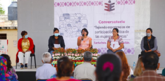 Realiza IEEPCO conversatorio con autoridades y mujeres zapotecas