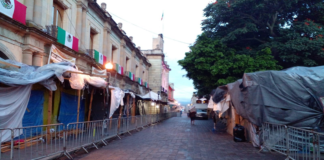 Instalan operativo policíaco en los alrededores del Zócalo