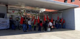 Organizaciones protestan en Ciudad Administrativa, exigen mesa de diálogo
