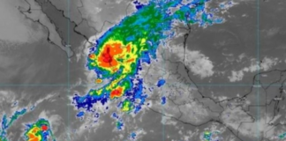 “Orlene” toca tierra como huracán categoría 1, en Sinaloa