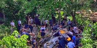 Se desploma helicóptero de la Marina en Tabasco; mueren 3