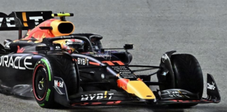 Gana Checo Pérez un accidentado GP de Singapur