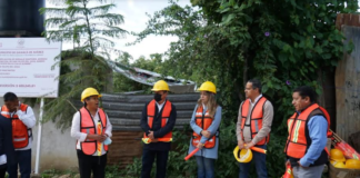 Continúan obras de drenaje y pavimentación en Oaxaca de Juárez