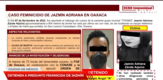 Detienen a feminicida de Adriana Zarate en Cacaotepec