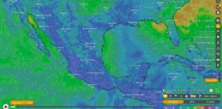 Se esperan chubascos en el sureste mexicano