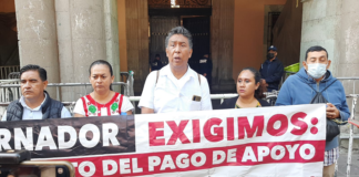 Con protesta, damnificados por sismos acusan falta de compromiso de Murat