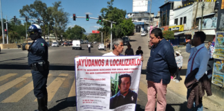 En sexto informe de Murat, exigen agilizar búsqueda de joven desaparecido