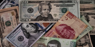 El peso cierra con apreciación; cotiza en 19.34 por dólar spot