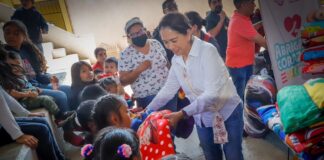 El abrigo de las y los oaxaqueños llega a la Sierra Mixe: DIF estatal