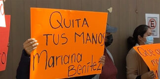 Pobladores de La Reforma protestan en el IEEPCO, piden validación de elección