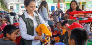 El abrigo de las y los oaxaqueños llega a la Sierra Mixe: DIF estatal