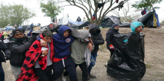 Onda gélida agrava la crisis migratoria en la frontera norte