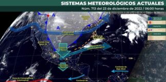 Se prevé evento de Norte intenso en el Istmo de Tehuantepec