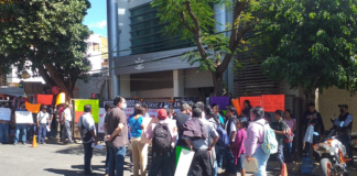 Con protesta, pobladores de La piden validación de elección