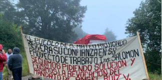 San Mateo Río Hondo levanta bloqueo, emplaza a Gobierno para atender sus demandas