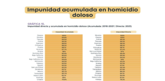 Oaxaca, entre los estados con mayor impunidad por feminicidios