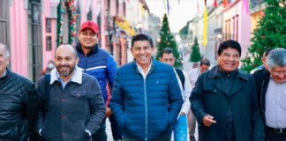 Recorre Salomón Jara el Zócalo y la Alameda tras su recuperación