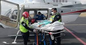 Traslada helicóptero del Gobierno estatal a menor de edad en estado crítico