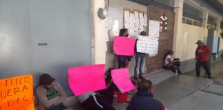 Nuevamente protestan pobladores de la Reforma en el IEEPCO, piden validar elección