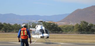Realiza SSO traslado aéreo de urgencia de dos menores de edad por quemaduras