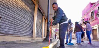 Con 2° Tequio Bienestar, ciudadanía y funcionariado mejoran la imagen visual del Centro Histórico