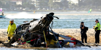 Chocan dos helicópteros en Australia: cuatro muertos y tres heridos