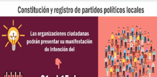Continúa IEEPCO con el proceso de constitución y registro de partidos políticos locales