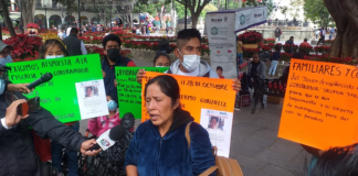Familiares exigen aparición de joven, piden atención de Jara
