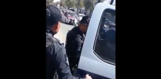 Exhiben abuso de policías municipales de Santa Lucía