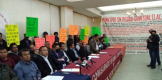 Comuneros de Quiatoni se pronuncian contra proyectos mineros