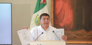 Celebra Jara acuerdos en San Vicente Coatlánpara permitir reinicio de obra en supercarretera a la Costa