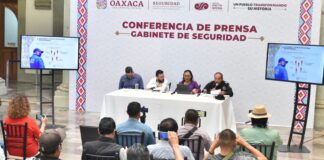 Gobierno del Estado intensifica acciones para construir la paz y seguridad en Oaxaca