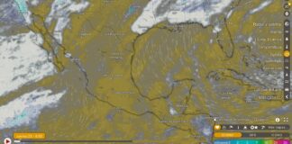 Sistema de alta presión mantendrá viento de componente sur en el Istmo