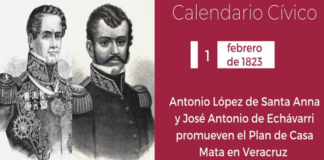EfeméridesRIO: López de Santa Anna y Echávarri promueven Plan de Casa Mata