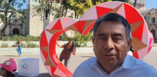 Set de corazones recorre centro de la ciudad y agencias de Oaxaca de Juárez